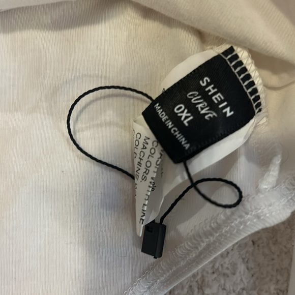 SHEIN curve white body suit - Picture 2 of 2